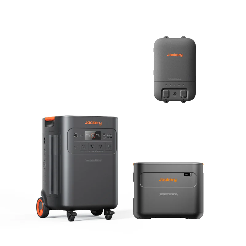 Jackery E5000Plus+E5000Plus Battery Pack+Smart Transfer Switch